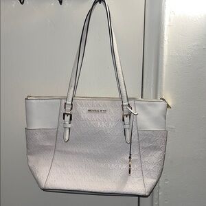 Michael Kors Light Gray Tote Bag